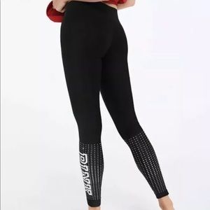 Rhinestone Bling Cotton Yoga Legging